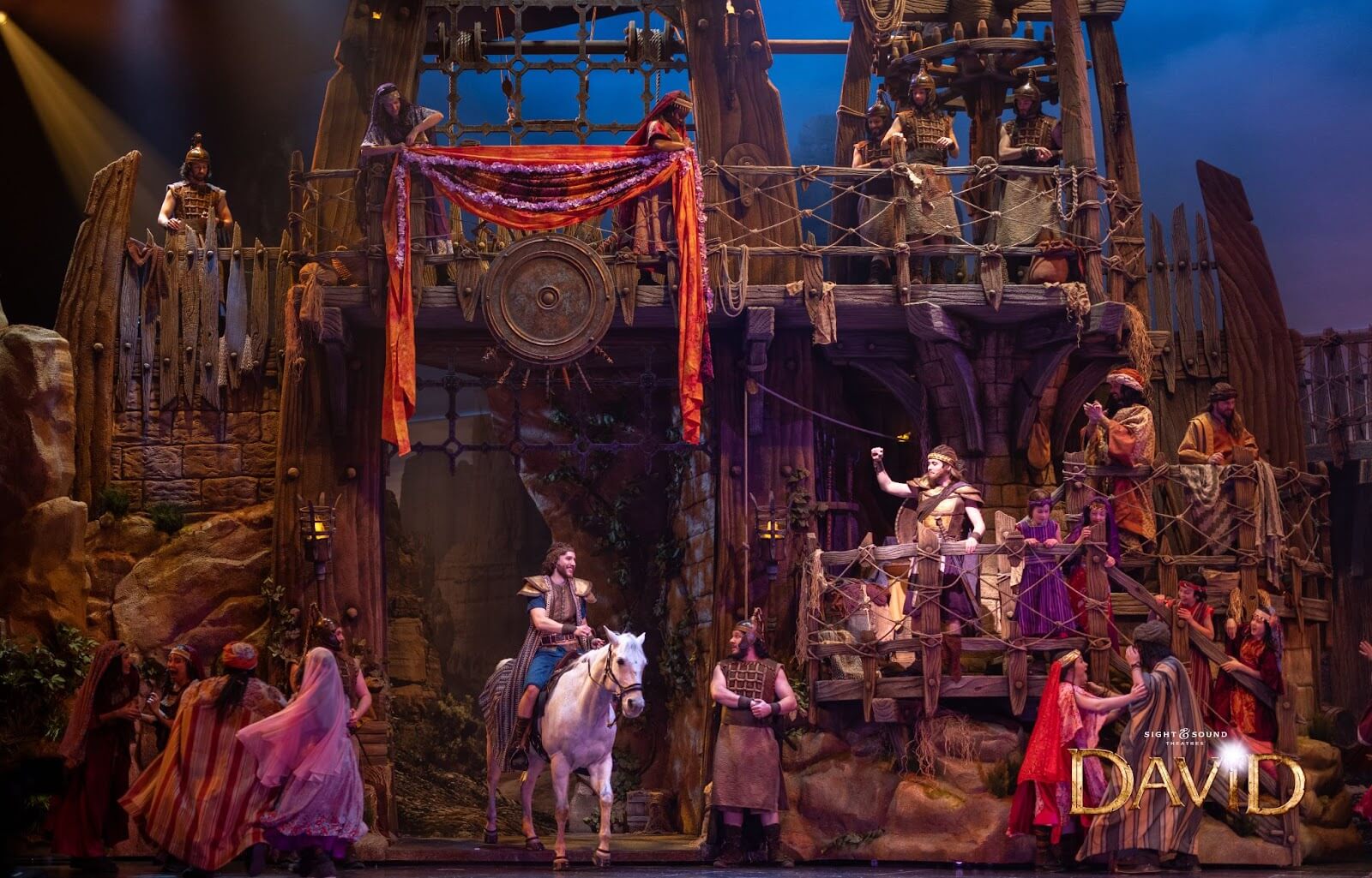Sight and sound's elaborate stage production of David.