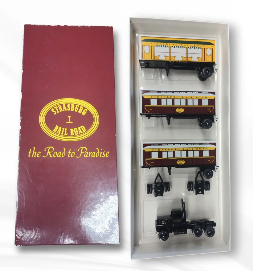 Strasburg Rail Road model train set, The Road to Paradise. 